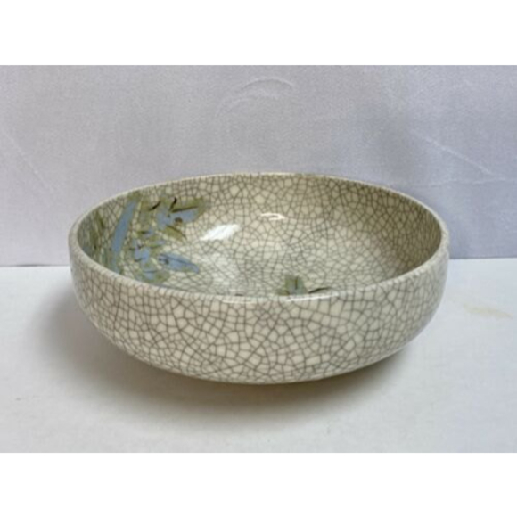 Antique Qing Dynasty Crackle Glaze Hand Painted Pottery‎ Bowl Great Condition! - Picture 9 of 12